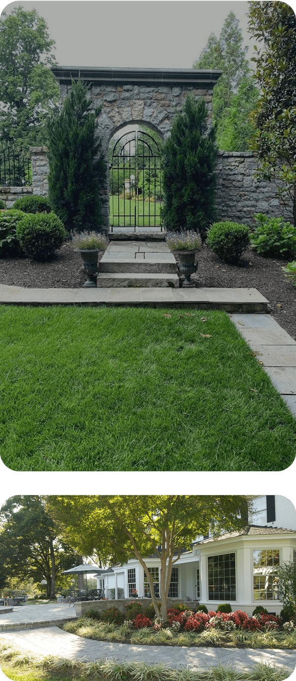 Landscaping work in Richmond, Virginia