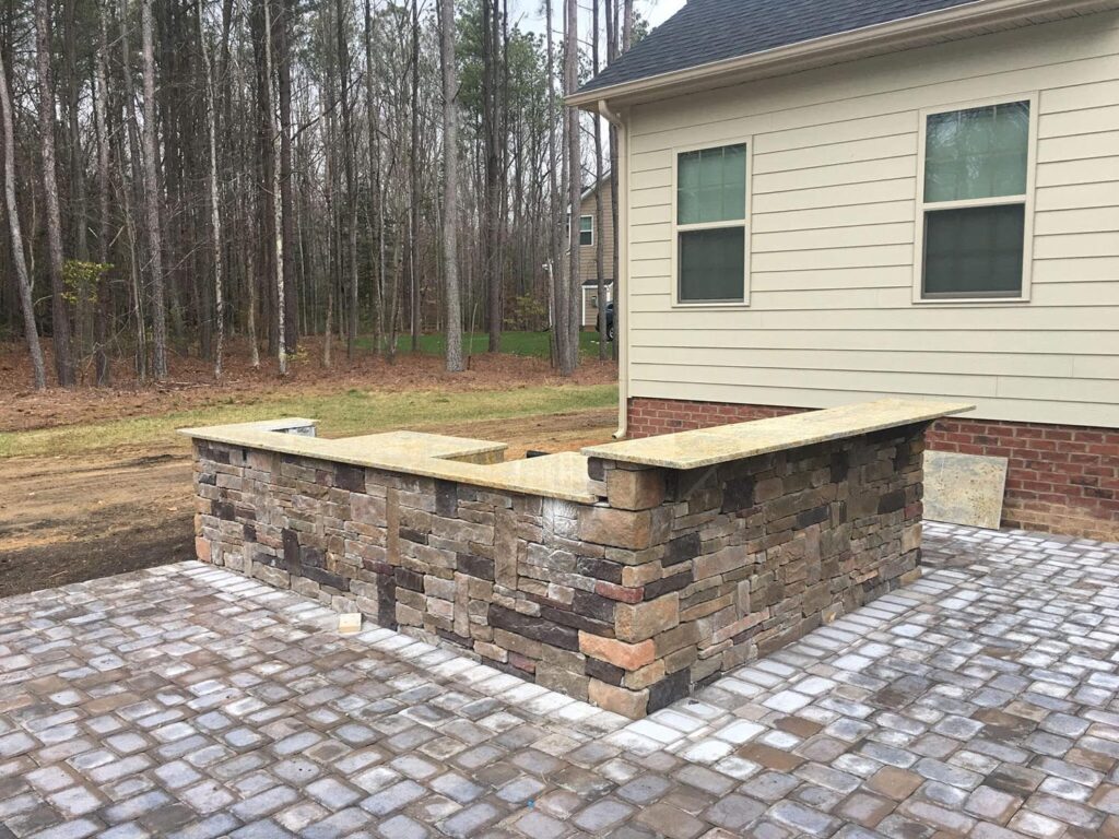 Outdoor bar installed by GSU