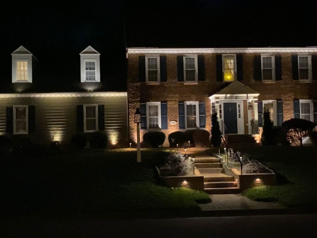 Landscape lighting in Richmond from Green Side Up
