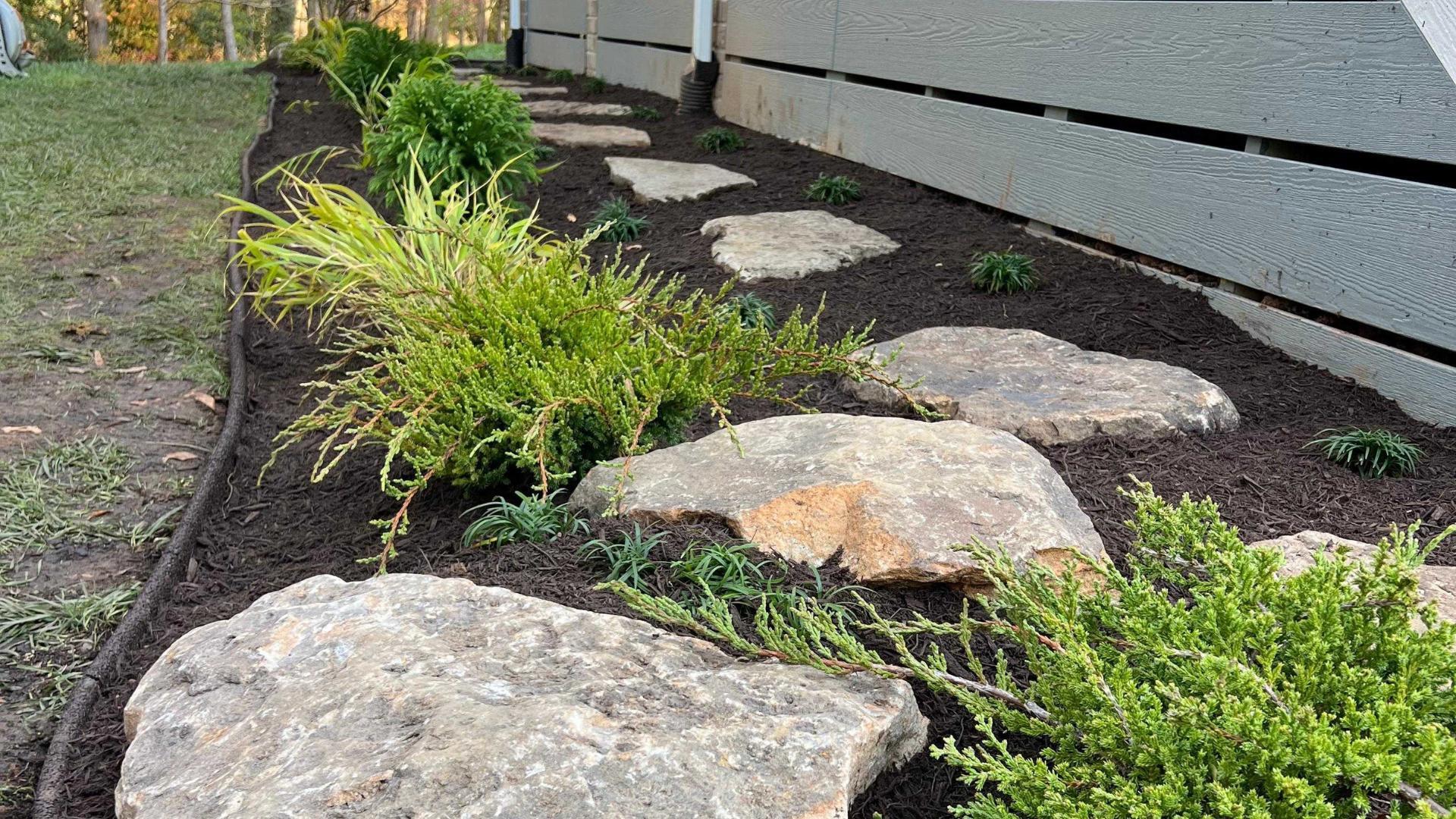 Low maintenance landscaping