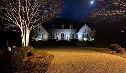 Advanced landscape lighting design by Green Side Up experts