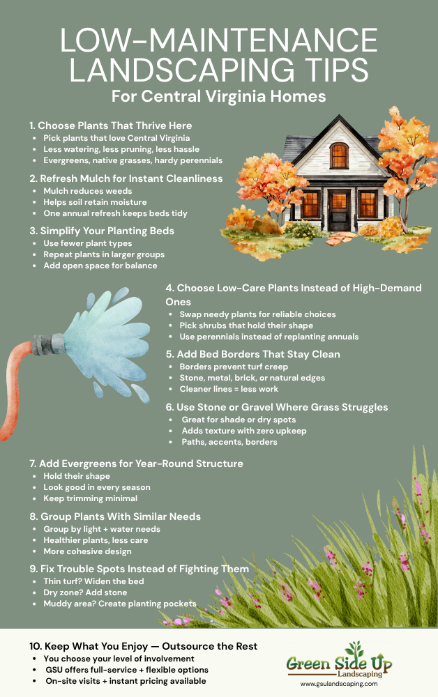 Low Maintenance Landscaping Tips